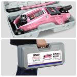 DNA Motoring Low Profile Hydraulic Trolley Service/Floor Jack, 2 Ton (4000 lbs) Capacity, Lifting Range 5.1"-13", Pink, TOOLS-00474-PK