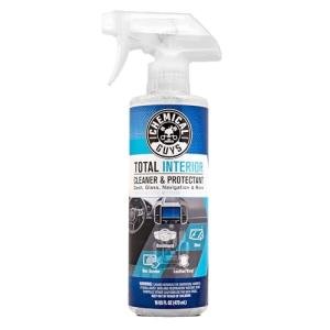 Chemical Guys Total Interior Cleaner & Protectant Interior Cleaner, Cleans & Protects Leather, Vinyl, Plastic, Rubber, Glass with a Streak-Free Finish — Cars, Trucks, SUVs, RVs, 16 oz