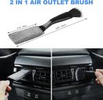 7PCS Car Detailing Brush Set, Ultra Soft Boars Hair Car Interior Detailing Brushes, Car Interior Detailing Kit, Car Cleaning Gel Supplies Kit, Car Dust Brush, Car Accessories for Truck, Suv, Interior