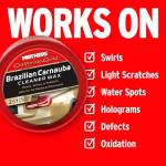 Mothers California Gold Brazilian Carnauba Cleaner Wax, 12 oz. Paste – Cleans & Waxes in One Step, Removes Oxidation & Swirls, Premium Carnauba Shine & Protection for All Paint Finishes (05500)