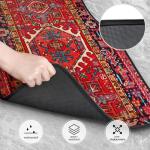 Car Floor Mats Non-Slip Set of 4,Turkish Persian Car Carpet,Bohemian Style Front Rear Carpets Mat,Decorative Car Foot Floor Carpets Rugs Auto Car Accessories Universal Fit for Car SUV Truck Van (M)