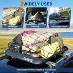 GarveeLife 47" Universal Roof Rack Carrier Basket, Anti-Rust Aluminum Lightweight Roof Cargo Basket, Vehicle Cargo Carrier 200LBS Capacity Rooftop with Wind Fairing, Car Top Holder, for SUV Truck Cars