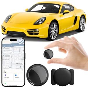 Mini GPS Tracker for Vehicles, Car Tracker Device Hidden for Vehicles, Car GPS Tracking Device for Vehicles,Hidden Tracking Device Real-Time No Subscription No Monthly Fee for Car,Trucks,Motorcycles
