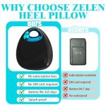 FXAJID GPS Tracker for Vehicles Cars Kids & Pets Real-Time Global Coverage No SIM Card/No Subscription Long Standby Mini Waterproof Portable Tracking Device for Dogs Elderly & Assets (Android & iOS)