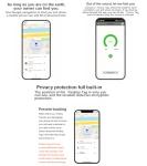 GPS Tracker for Vehicles - Car Tracker Device Hidden for Vehicles, Real-Time Mini Tracker Device for Vehicles, No Monthly Fee Subscription No SIM Card Required(Available for Android and iOS) (Black)
