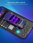 Govee Car LED Lights, Smart Car Interior Lights with App Control, RGB Lights with DIY Mode and Music Mode, 2 Lines Design LED Lights for Cars with Car Charger, 12V