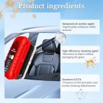 Fululuer Glass Oil Film Remover for Car Windshield and Windows, Upgrade 2.0 Clear Vision Glass Cleaner with Anti-Rain & Anti-Fog Coating for Improved Clarity and Safer Driving (Red) XL