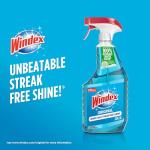 Windex Glass and Window Cleaner Spray Bottle, Packaging Designed to Prevent Leakage and Breaking, Surface Cleaning Spray, Original Blue Scent, 23 Fl Oz