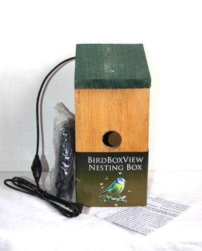 CAMERA NEST BOX (Webcam for PC/Laptop) 21' cable. Ideal gift for bird enthusiasts, fathers day, birthday, family springwatch project! by Birdboxview