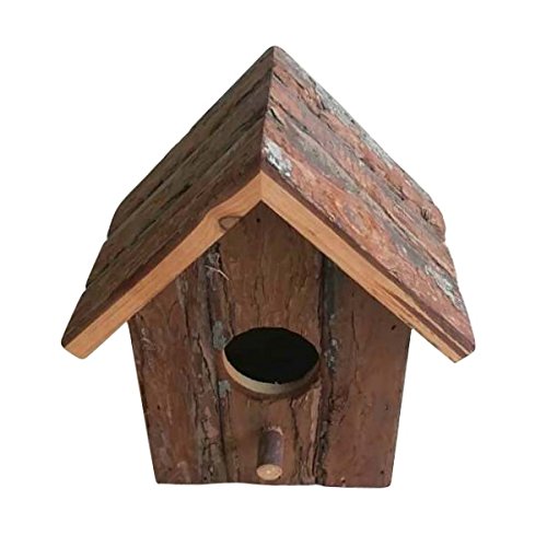Heritage 20832 Rustic Wooden Nesting Nest Box Bird House Small Birds Blue Tit Robin Sparrow (1 x 20832 Bird Box)
