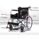 Lightweight Foldable Wheelchair for Seniors