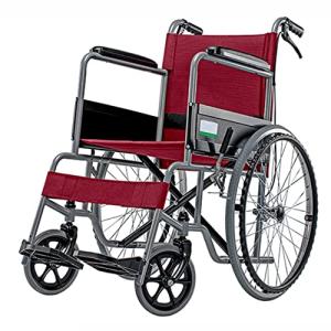 Lightweight Foldable Wheelchair for Seniors 18-inch Seat