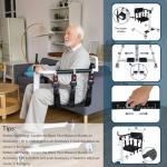 Patient Lift Transfer Chair for Seniors and Disabled