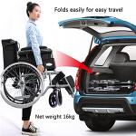 Lightweight Foldable Wheelchair for Seniors