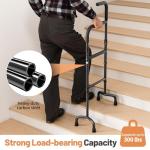 Adjustable Lightweight Stair Canes for Seniors
