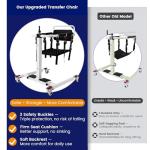 Patient Lift Transfer Chair for Seniors and Disabled
