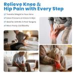 Adjustable Stair Cane for Seniors with Wide Base