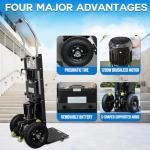 Electric Stair Climbing Hand Truck, 880LB Capacity