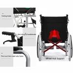 Lightweight Foldable Wheelchair for Seniors