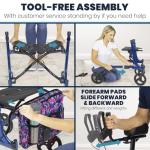 Vive Mobility Upright Walker for Seniors with Seat