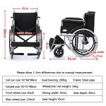 Lightweight Foldable Wheelchair for Seniors