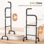 Adjustable Lightweight Stair Canes for Seniors