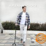 Rehand Adjustable Quad Cane for Extra Stability