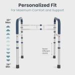 Adjustable Toilet Safety Rails for Seniors