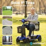 Hoverfly T4 Mobility Scooter for Seniors, 12.4-Mile Range