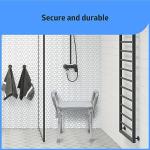 Backless Shower Chair with Arms for Seniors
