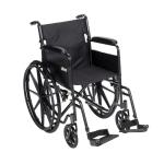 Drive Medical Silver Sport 1 Lightweight Folding Wheelchair