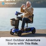 Hoverfly T4 Mobility Scooter for Seniors, 12.4-Mile Range