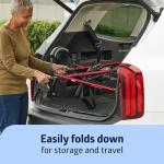 Superlight Folding Aluminum Rollator Walker for Seniors