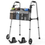 Loyoda Lightweight Folding Walker with Basket and Wheels