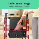 Superlight Folding Aluminum Rollator Walker for Seniors