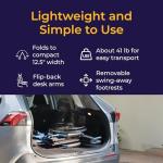 Drive Medical Blue Streak Lightweight Folding Wheelchair