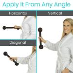 Vive Antislip Shower Grab Bar for Seniors