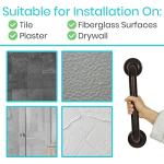 Vive Antislip Shower Grab Bar for Seniors