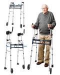 Folding Narrow Walker with Removable Armrests