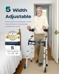 Folding Narrow Walker with Removable Armrests