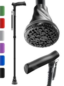 HONEYBULL Adjustable Foldable Walking Cane for Seniors