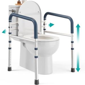 Adjustable Toilet Safety Rails for Seniors