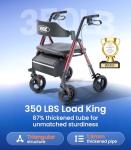 Z21 Rollator Walker for Seniors with Seat