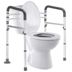 Adjustable Toilet Safety Rails for Seniors and Disabled