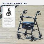 Drive Medical Foldable Aluminum Rollator Walker