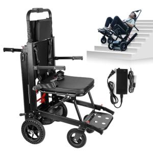 Foldable Electric Stair Climbing Wheelchair for Seniors