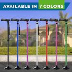 HONEYBULL Adjustable Foldable Walking Cane for Seniors