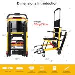 Foldable Electric Stair Climbing Wheelchair for Seniors