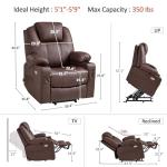 Electric Lift Recliner Chair with Massage & Heat