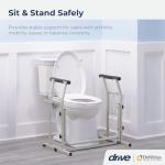 Drive Medical Toilet Safety Frame and Grab Bar
